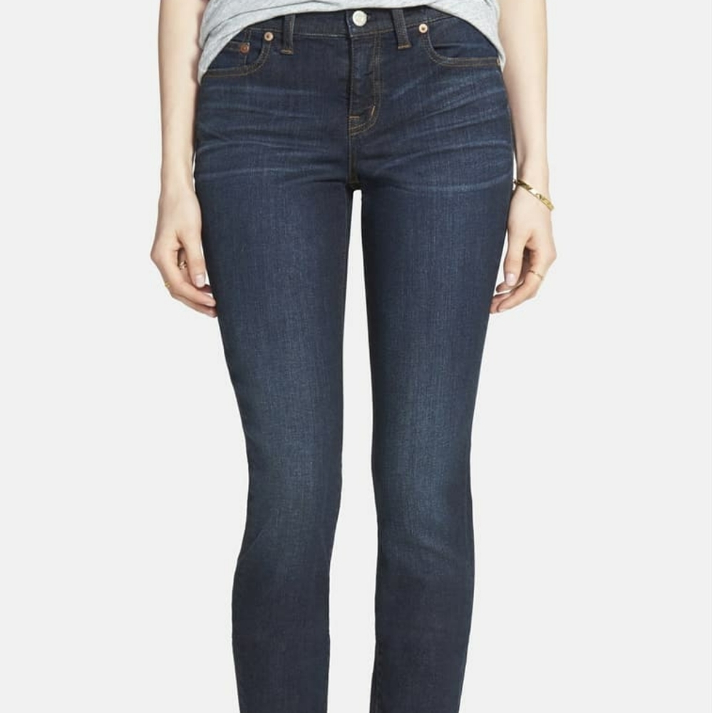 Madewell Alley Straight-Leg Jeans in Dark Indigo 27